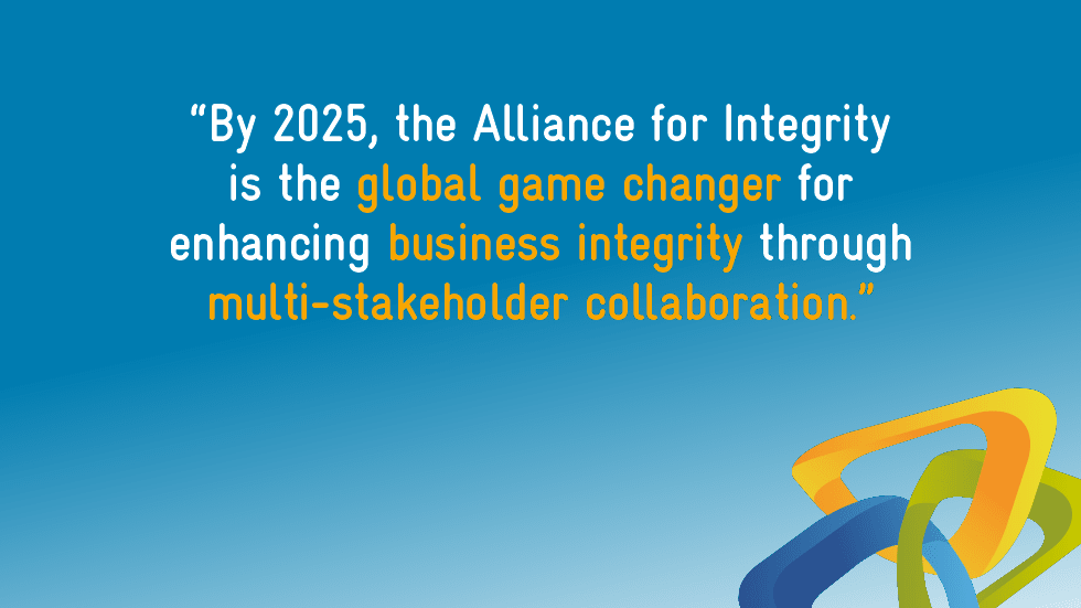 Vision 2025 - Towards A Sustainbale Future - Alliance For Integrity